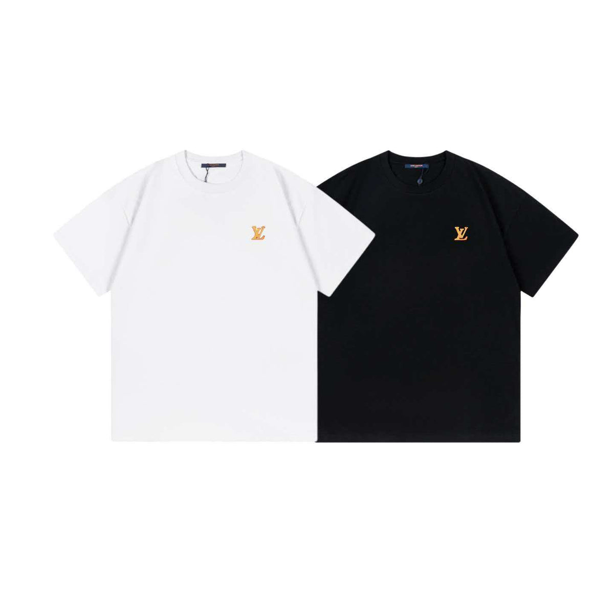 2026 new custom leather badge logo unisex short sleeved t-shirt