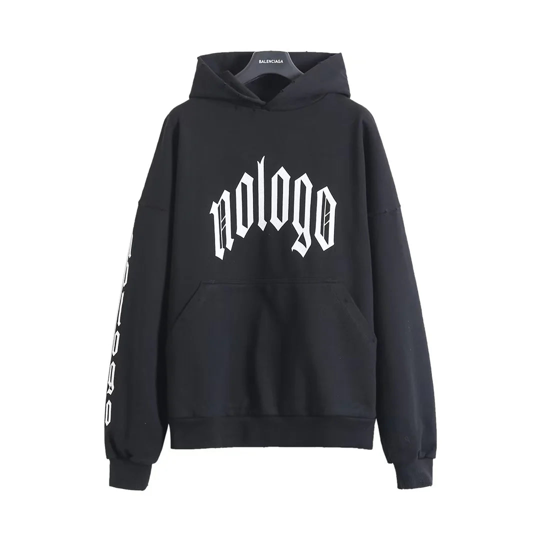 New printed hooded sweatshirt