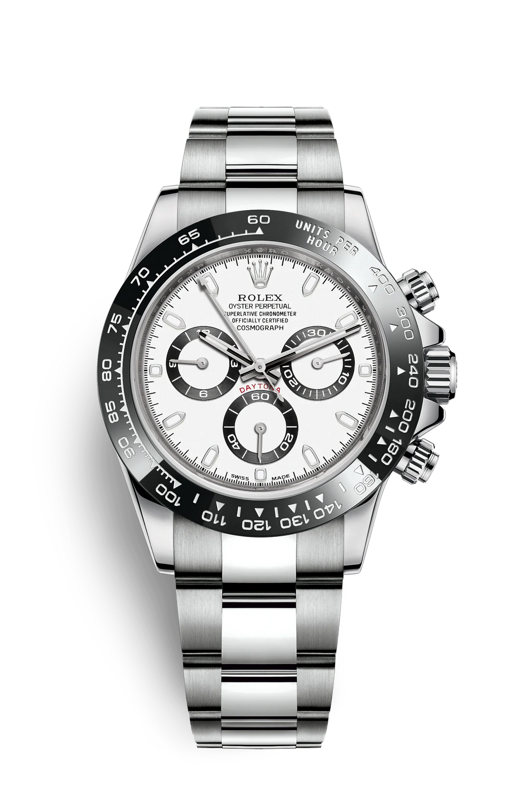 Chronograph -CLASSICAL WATCH-White- Quartz-40mm