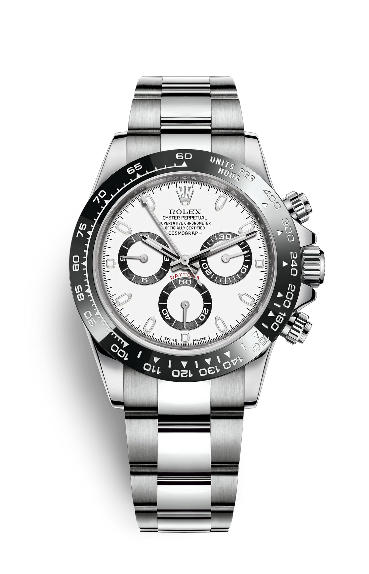 Chronograph -CLASSICAL WATCH-White- Quartz-40mm