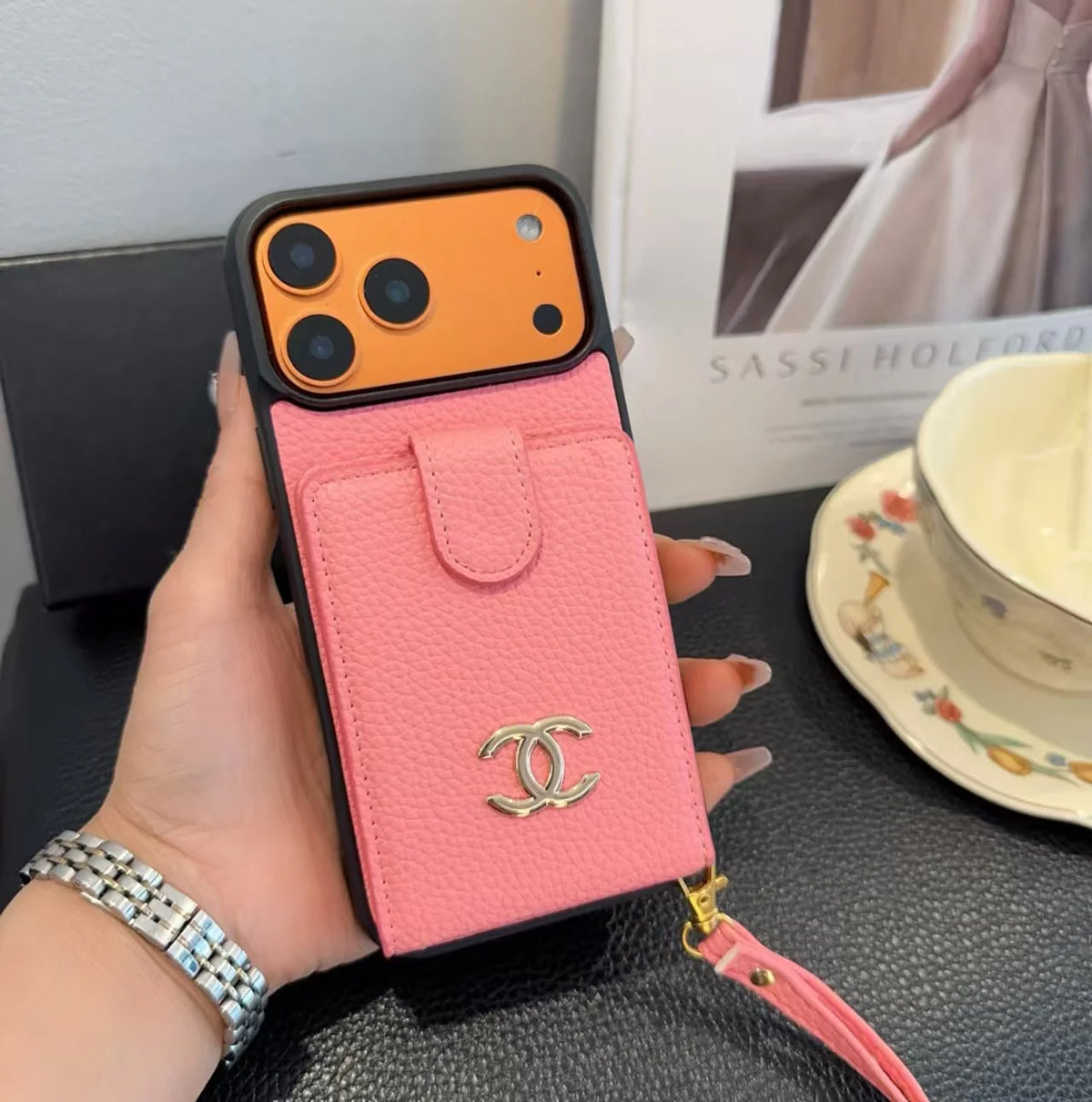 New wrist strap phone case