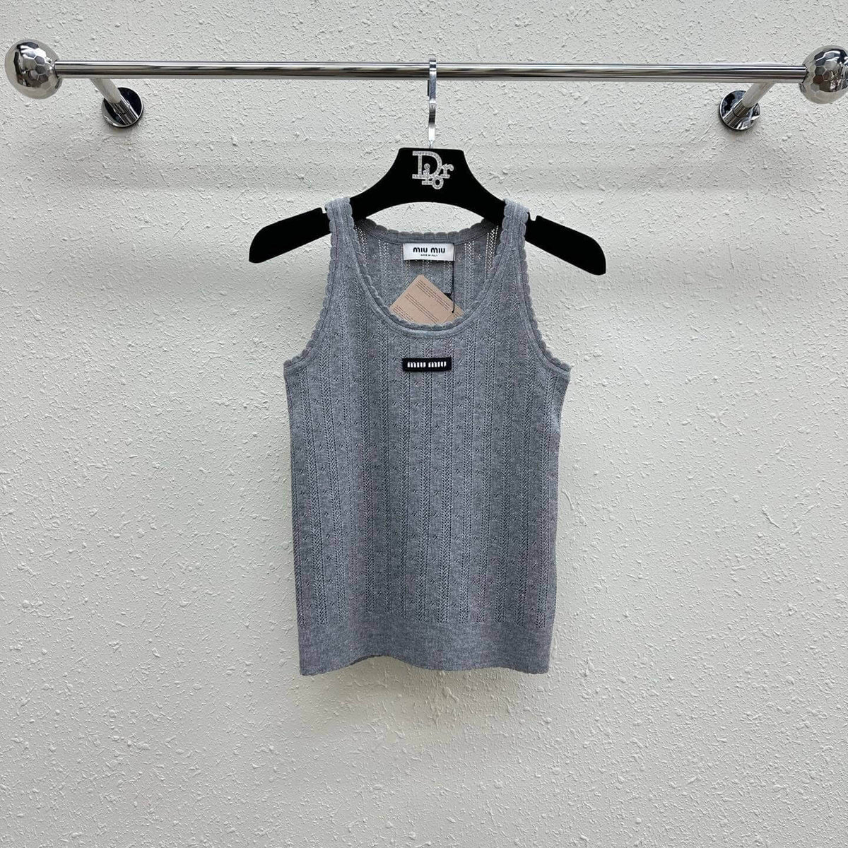 Minimalist Cut-Out U-Neck Vest
