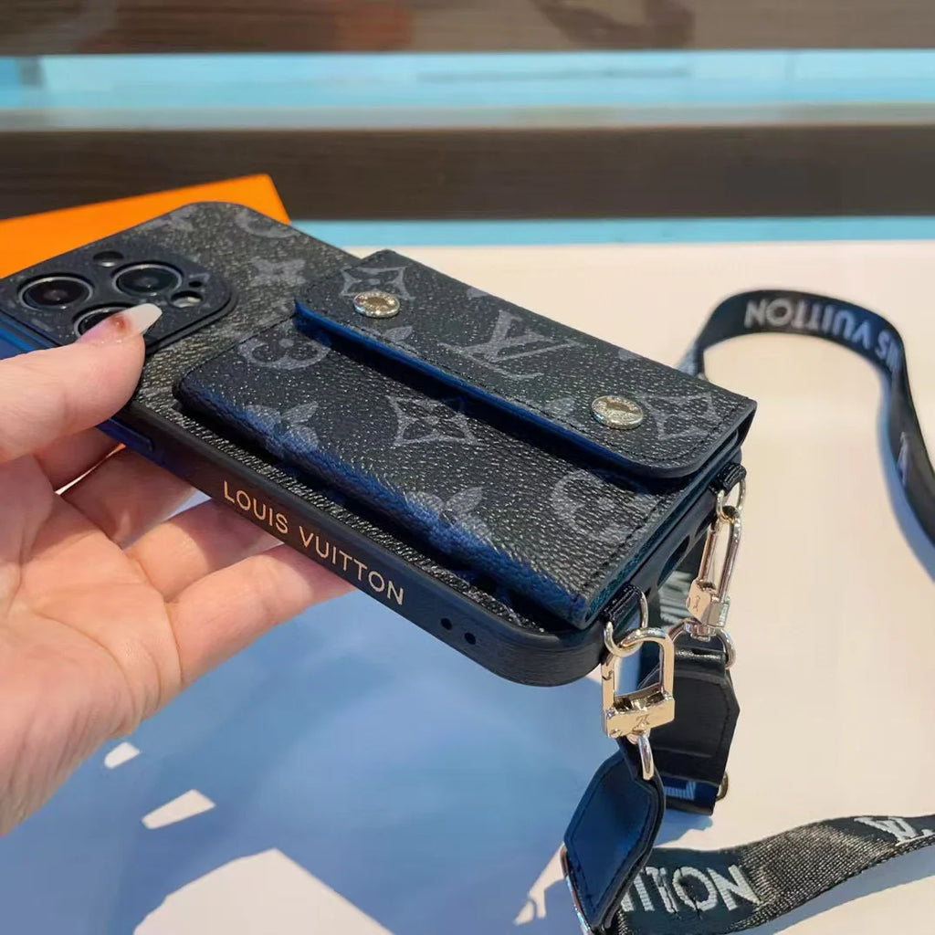 Crossbody card bag phone case