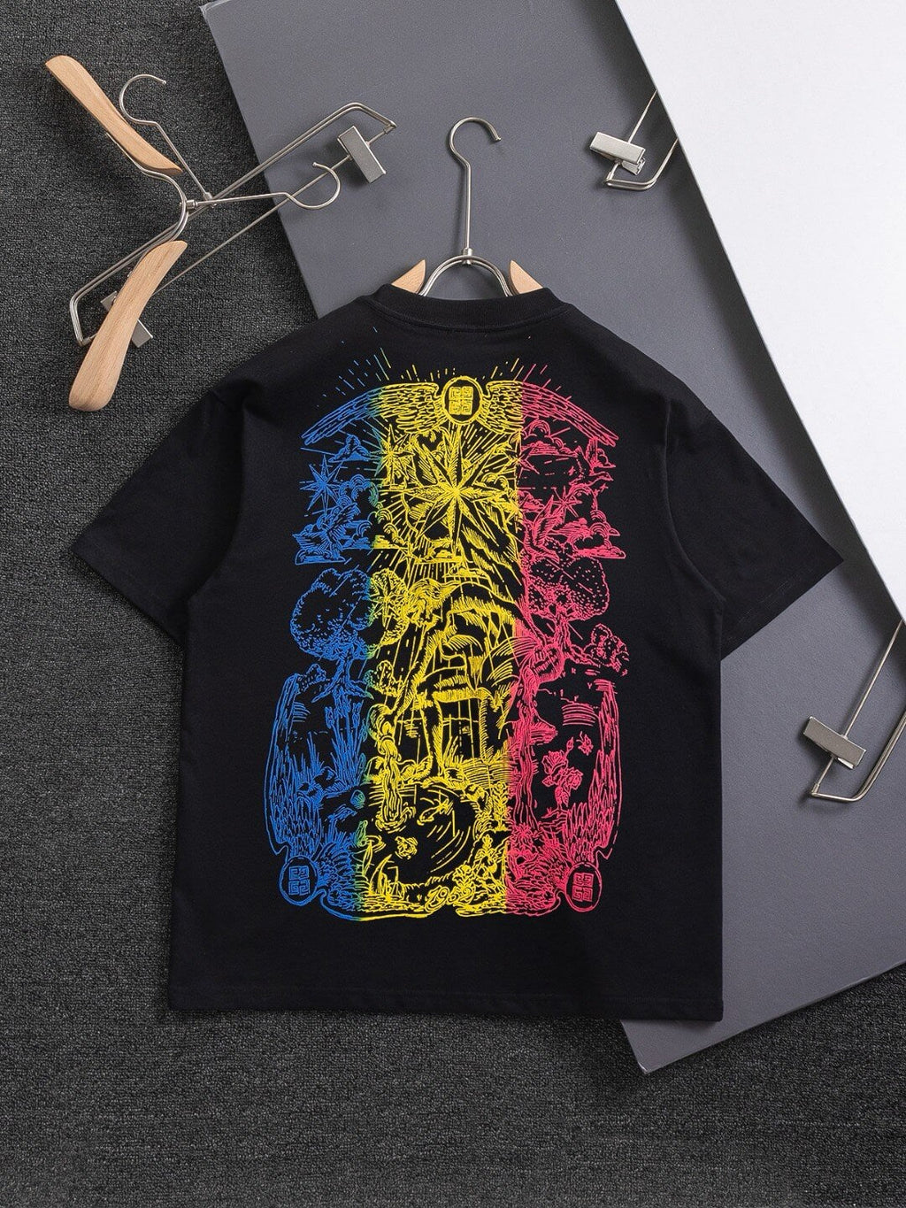 Exquisite Embroidery On Chest T Shirt