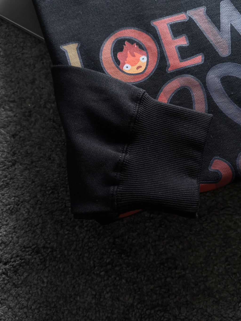 New printed pullover round neck hoodie