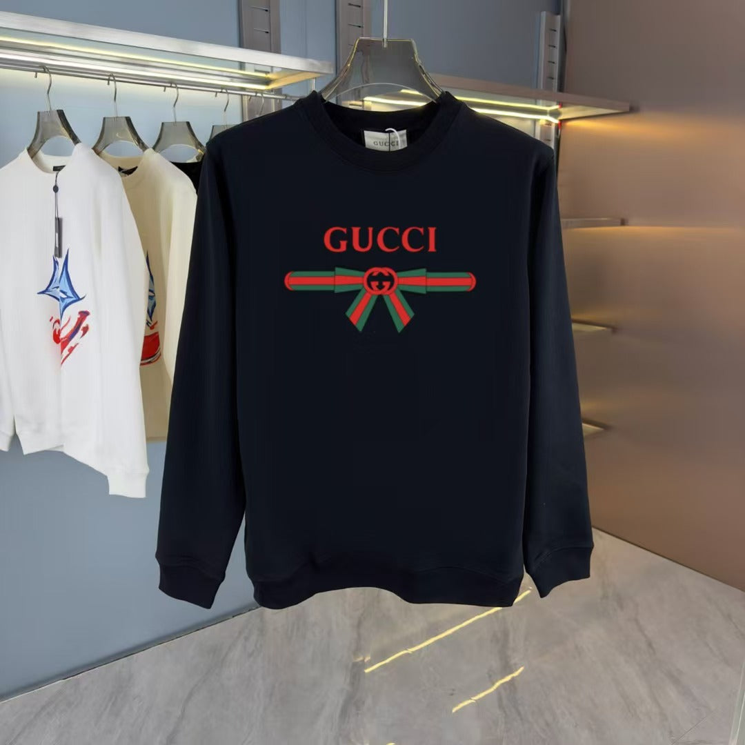 New printed bow sweatshirt