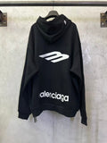 Embroidered hooded sweatshirt