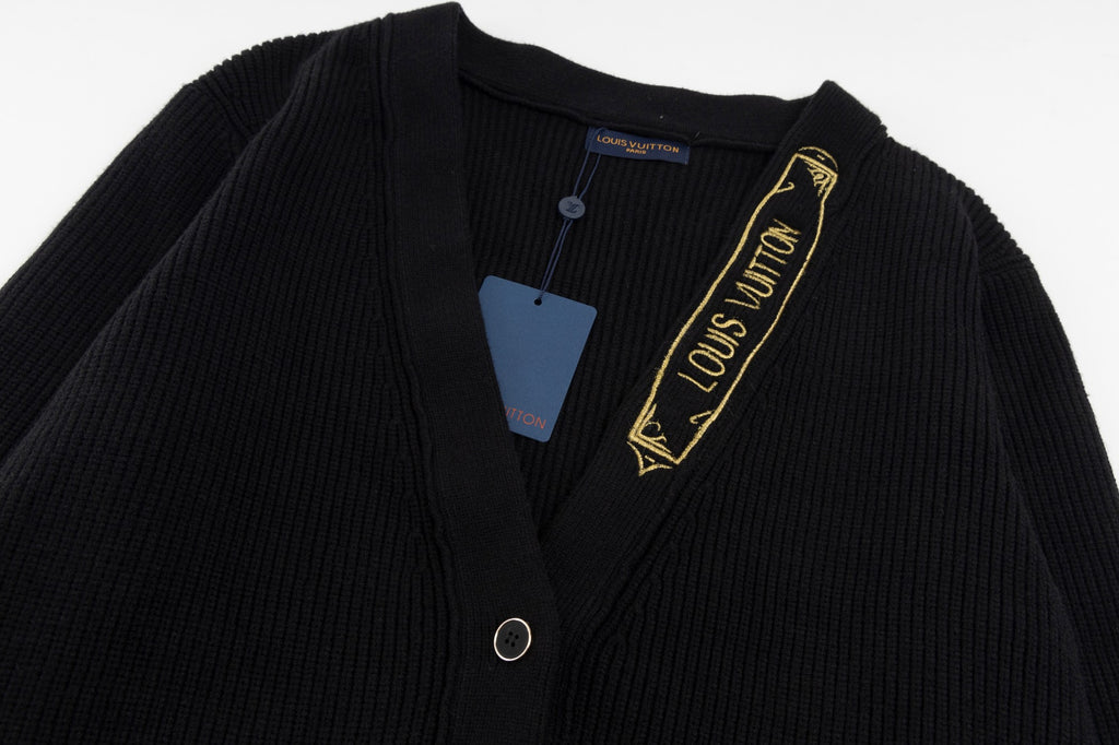 New embroidered logo wool knitted sweater sweater