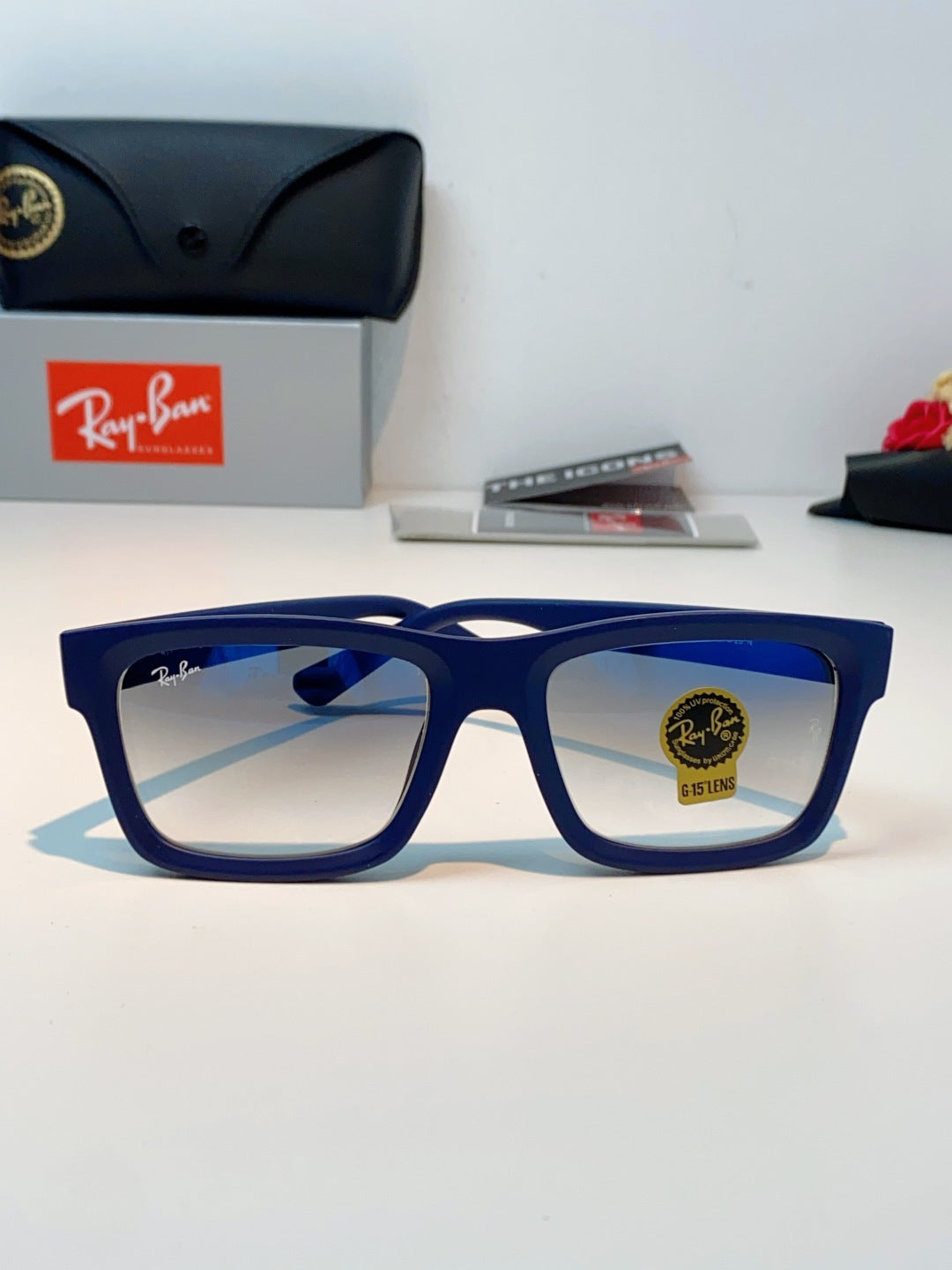 High quality tempered glass sunglasses for men