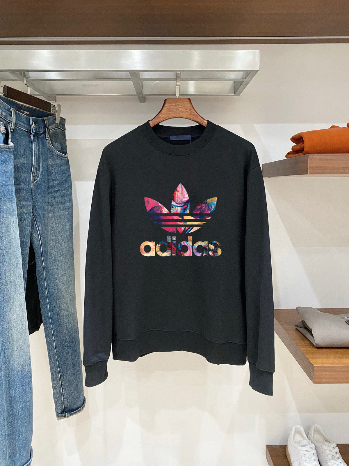 Early spring latest long sleeved round neck sweatshirt 11