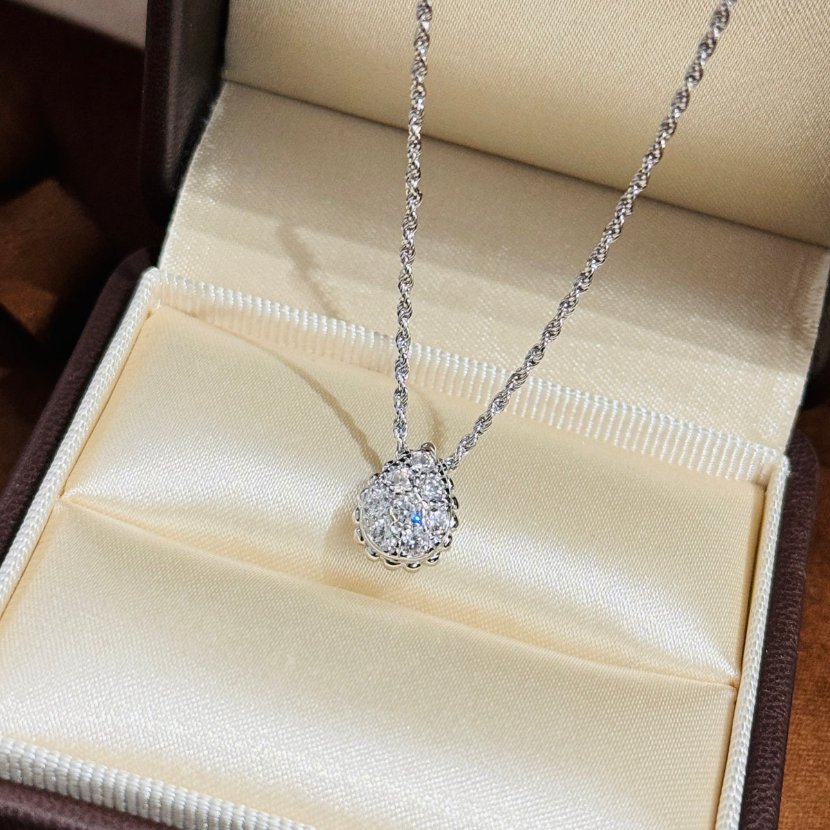 Small Water Drop Wheat Ear Necklace