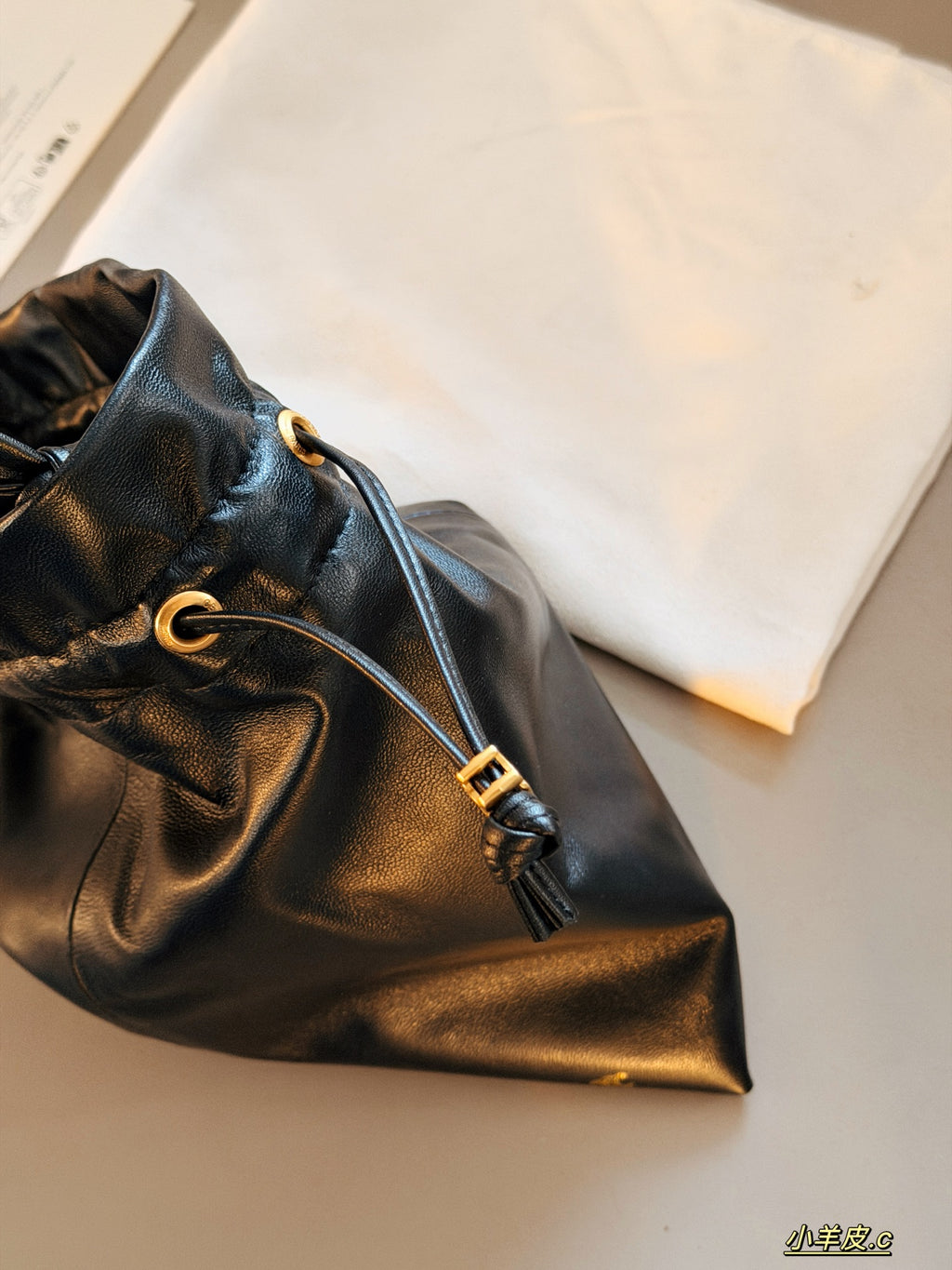 Half round horizontal half moon bag