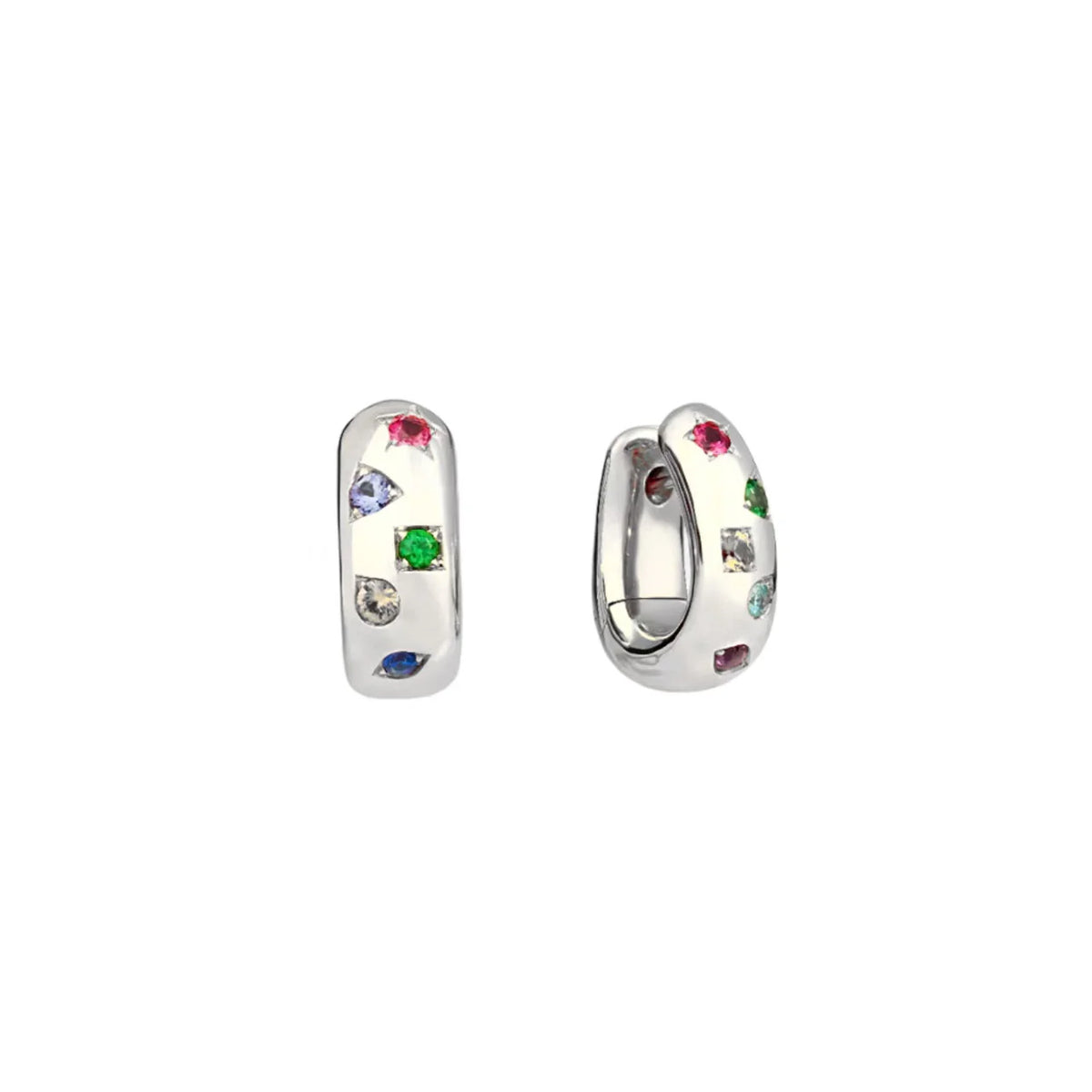New rainbow candy earrings