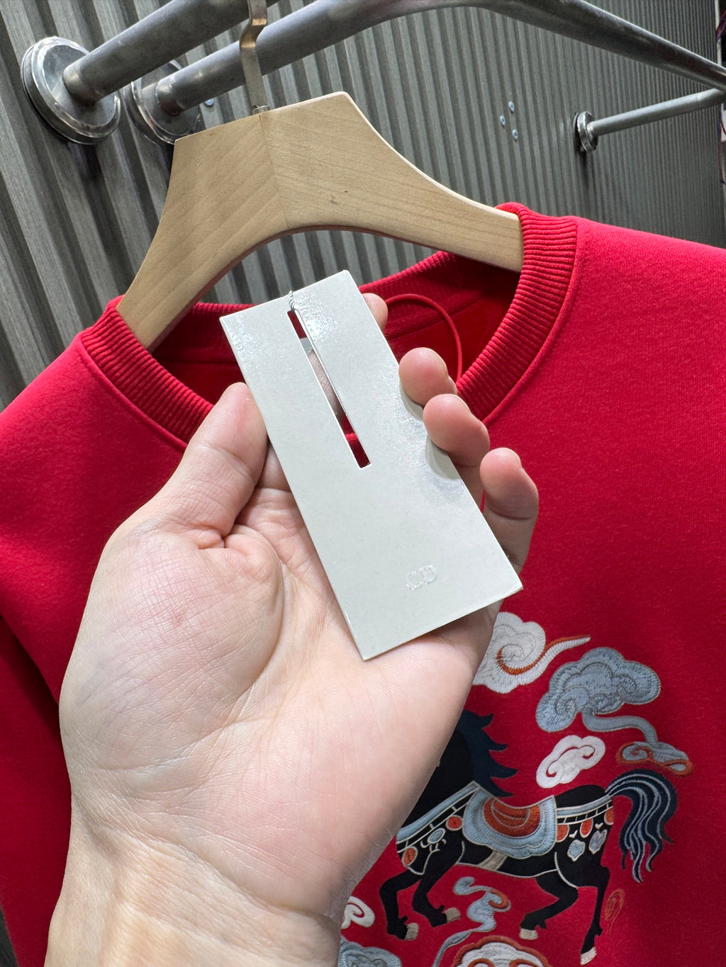 New Year printed hoodie