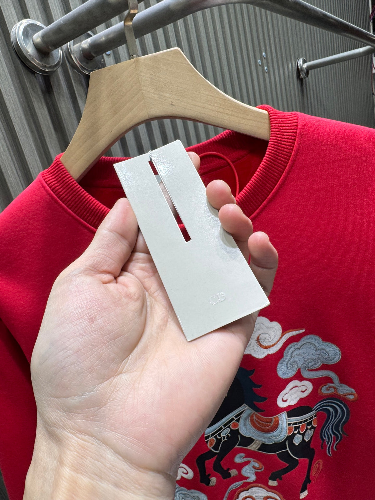 New Year printed hoodie
