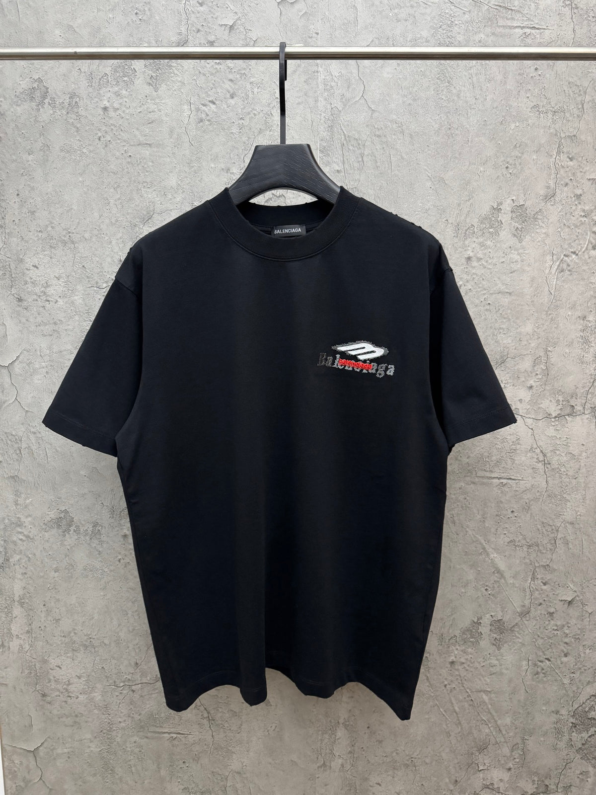 Stacked Embroidery 3D Stereoscopic Embroidery Short Sleeve