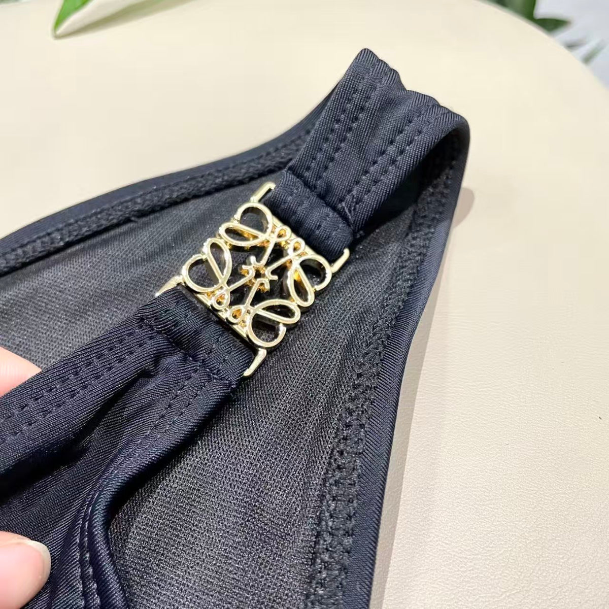 New French strap swimsuit