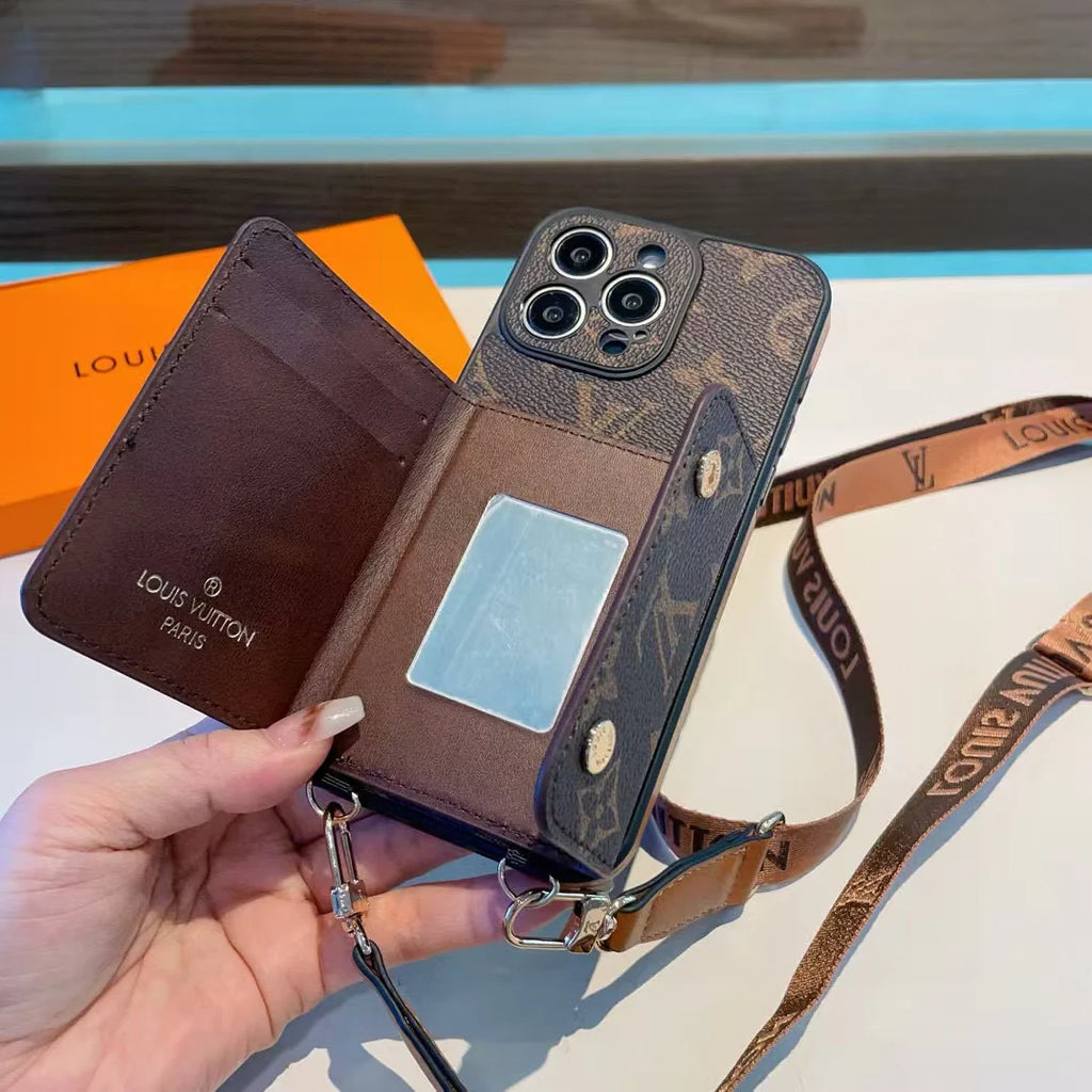 Crossbody card bag phone case