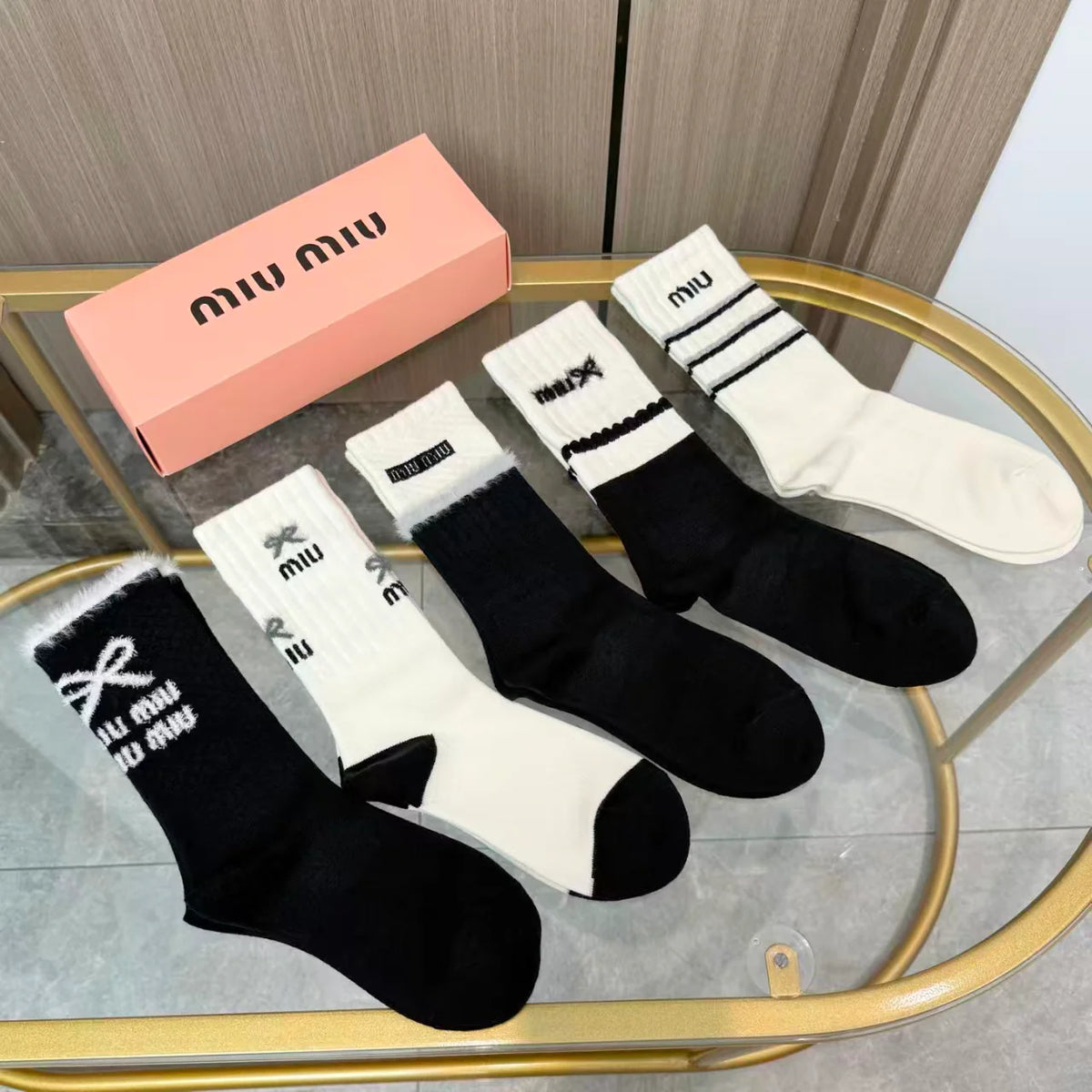 New cashmere high tube socks
