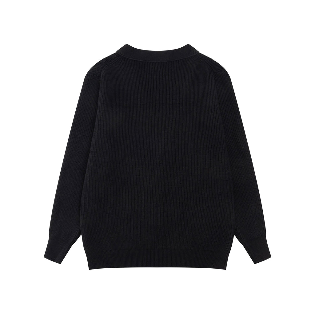 New embroidered logo wool knitted sweater sweater