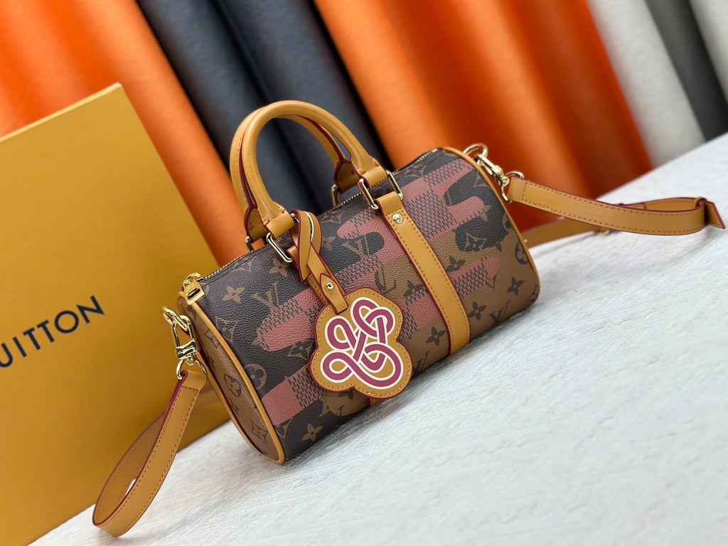 Patchwork craft men's bag pillow bag