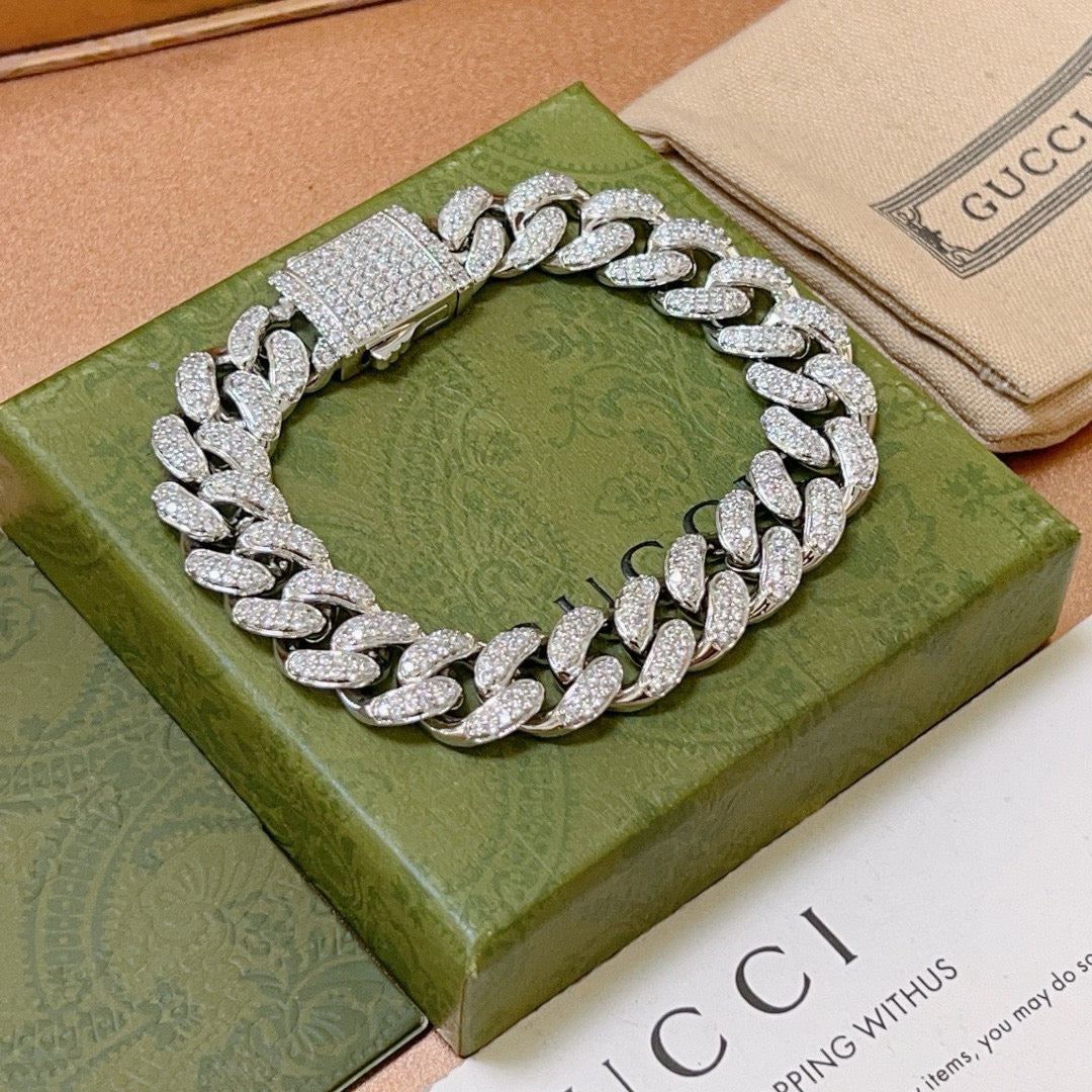 Full Diamond Luxury Hip Hop Bracelet