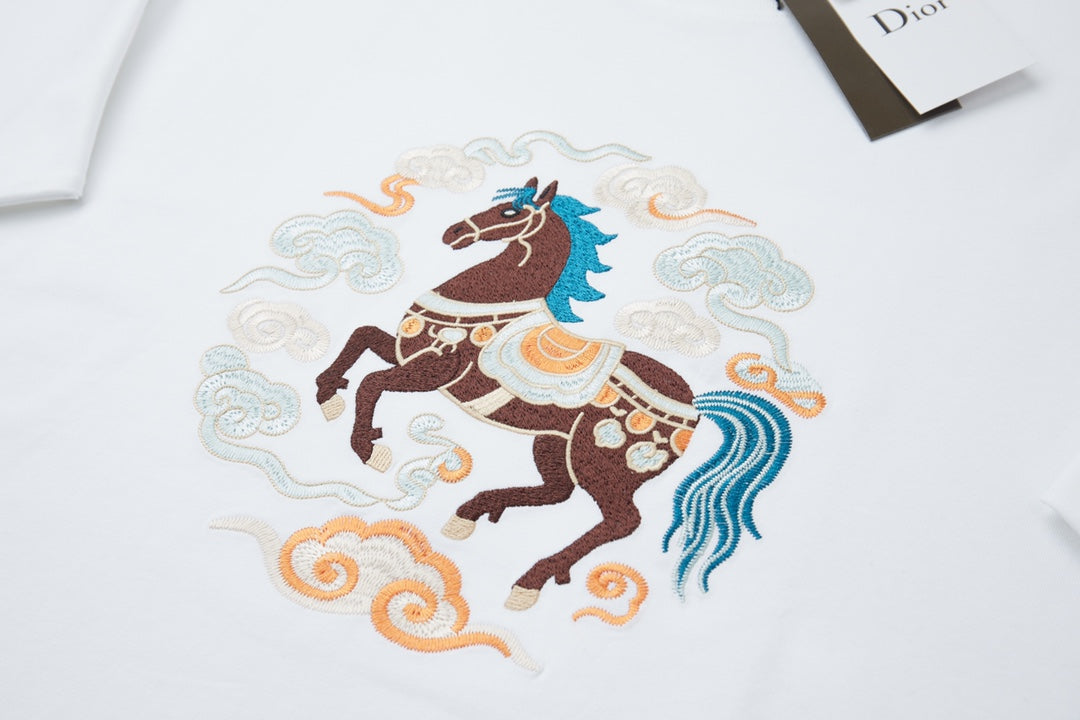 Early Spring Year of the Horse Limited Edition Embroidered T-shirt