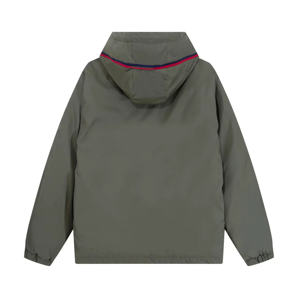 New ribbon splicing hooded jacket