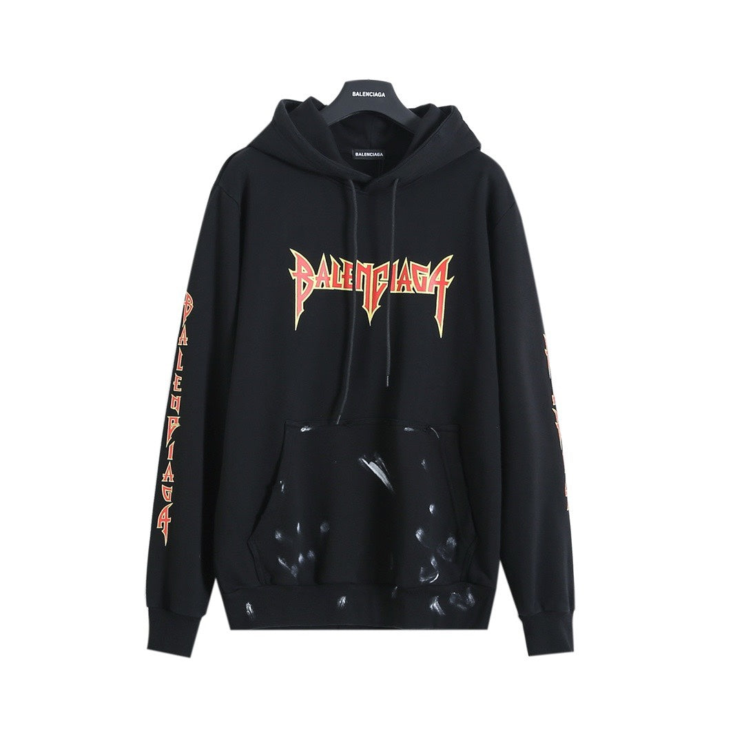 Rock Flame Crack Hole Hoodie Hoodie