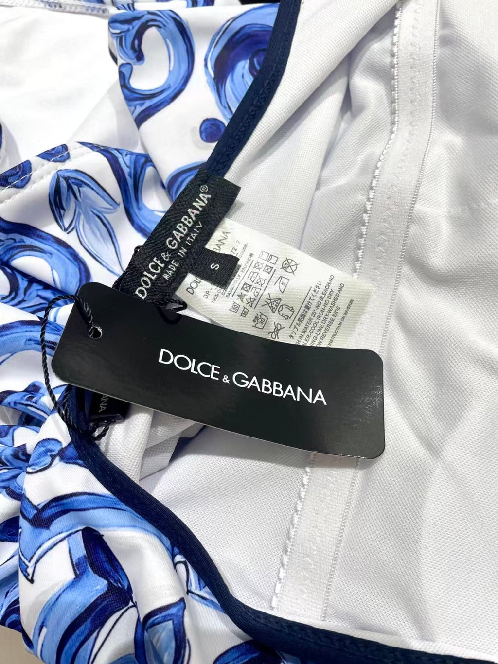 New Blue and White Porcelain Swimsuit