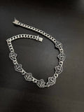 Classic Scout Flower Cuban Collar Chain Necklace
