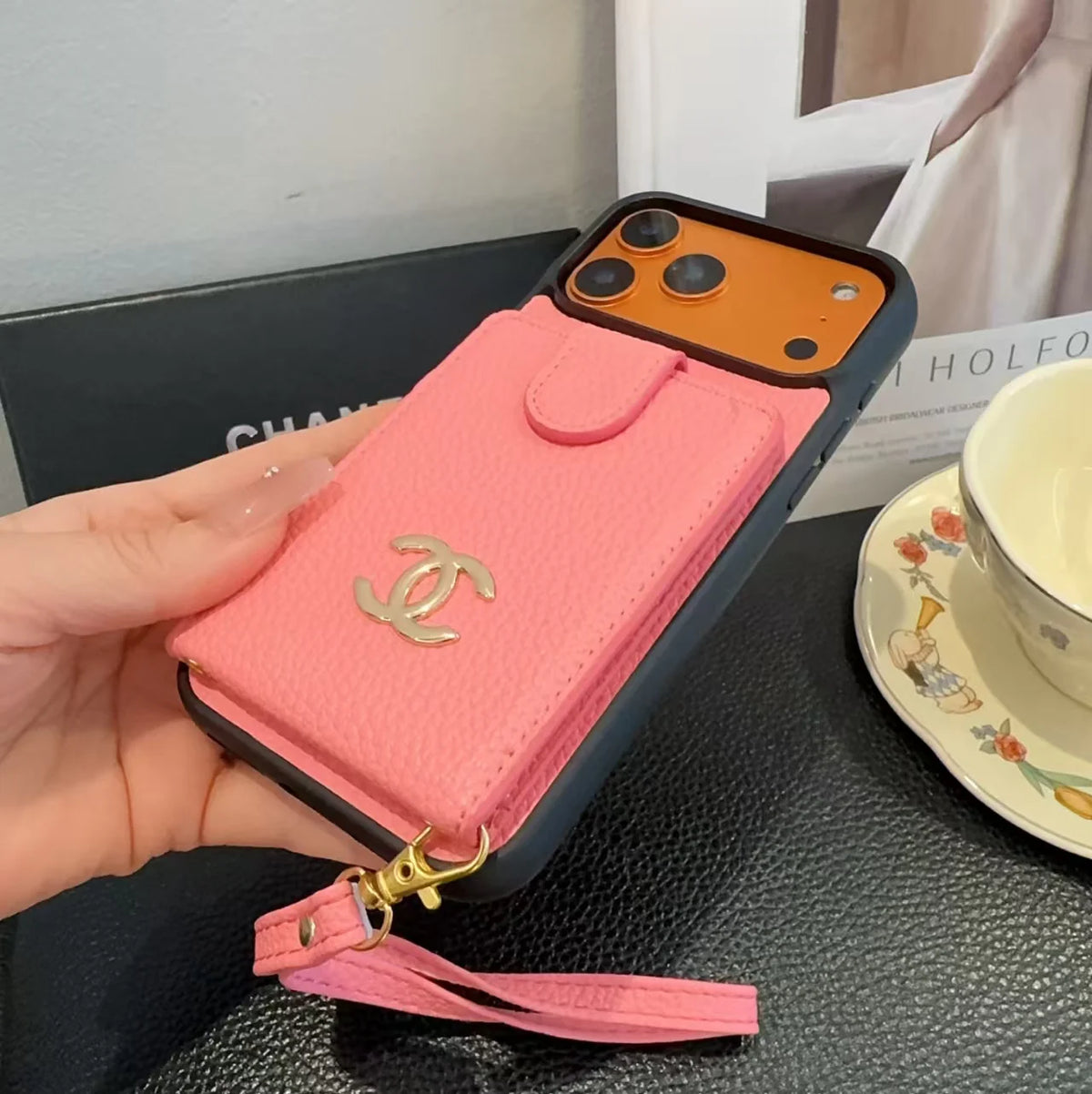 New wrist strap phone case