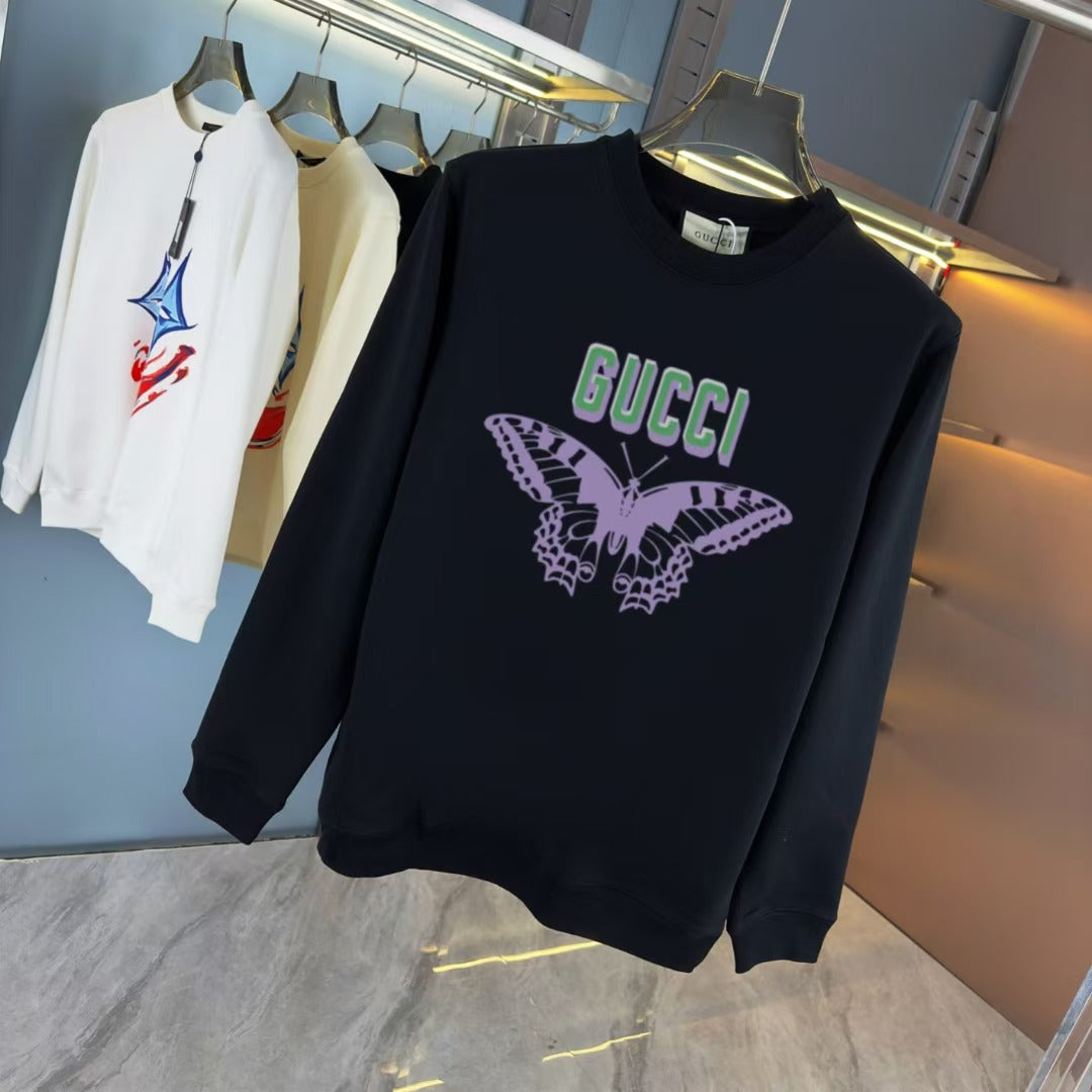 Hot selling round neck printed hoodie