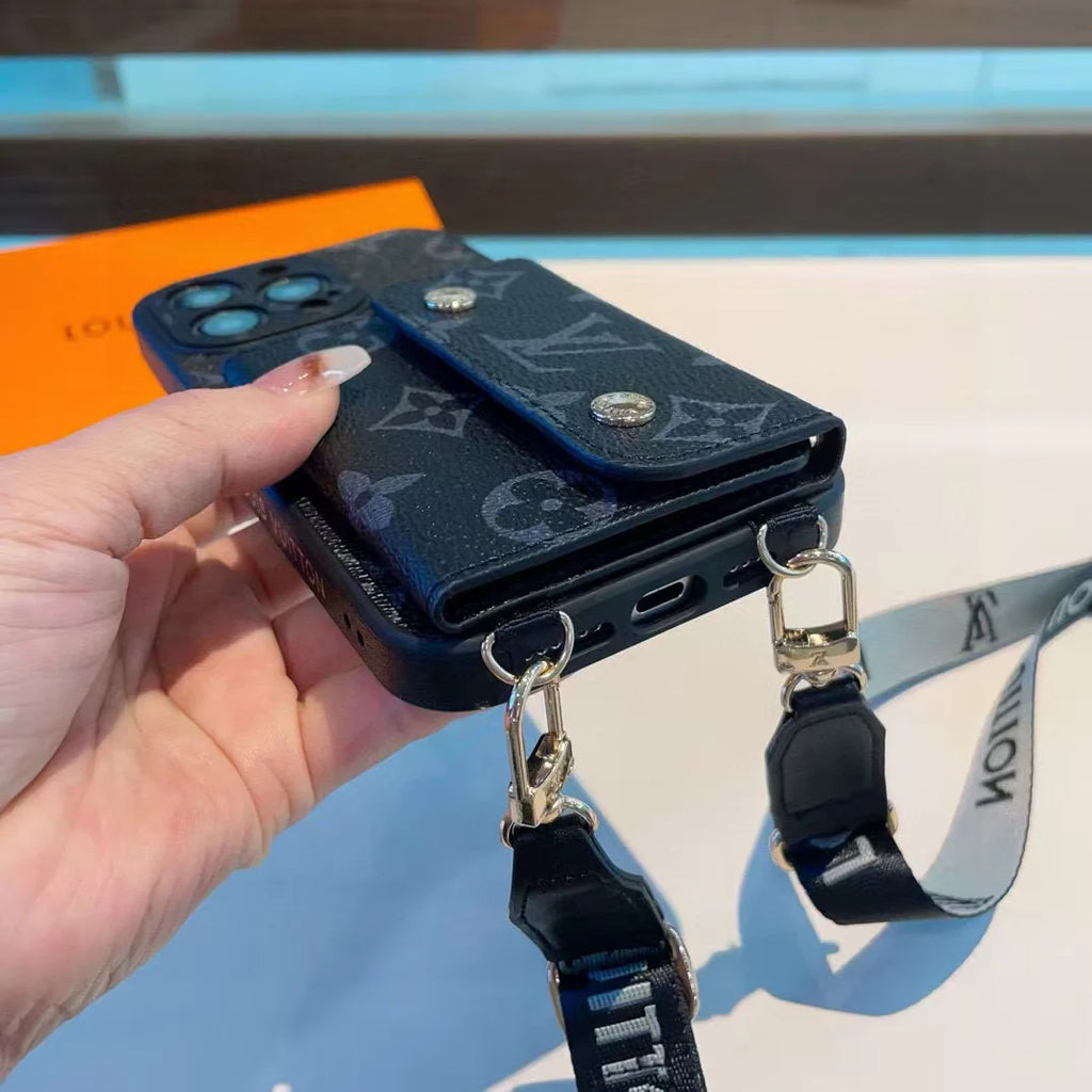 Crossbody card bag phone case
