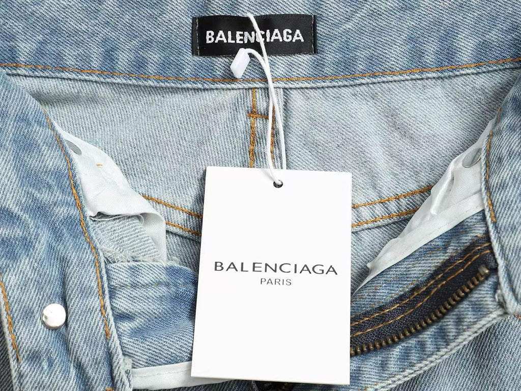 New denim shorts