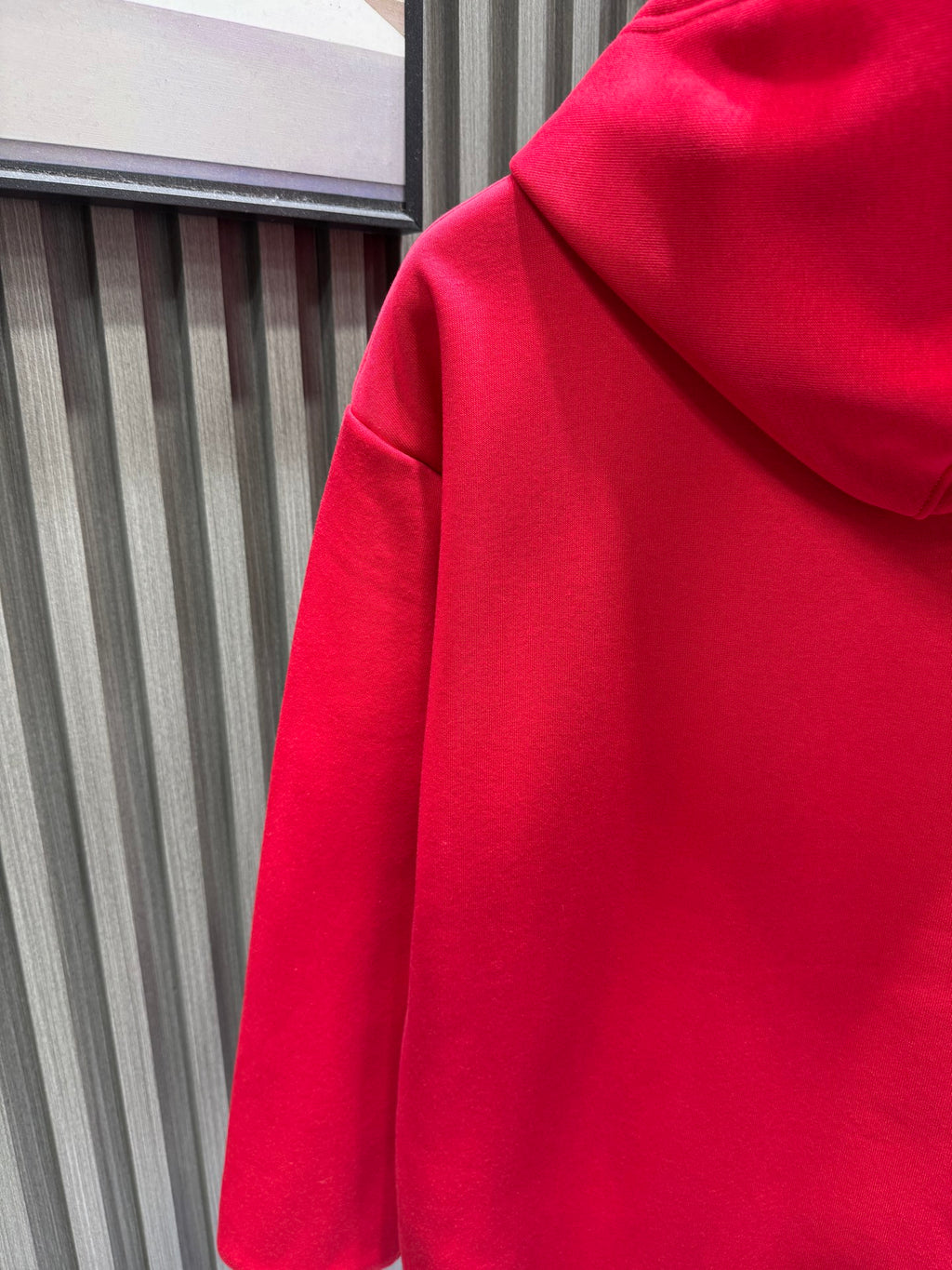 Double stranded cotton hoodie