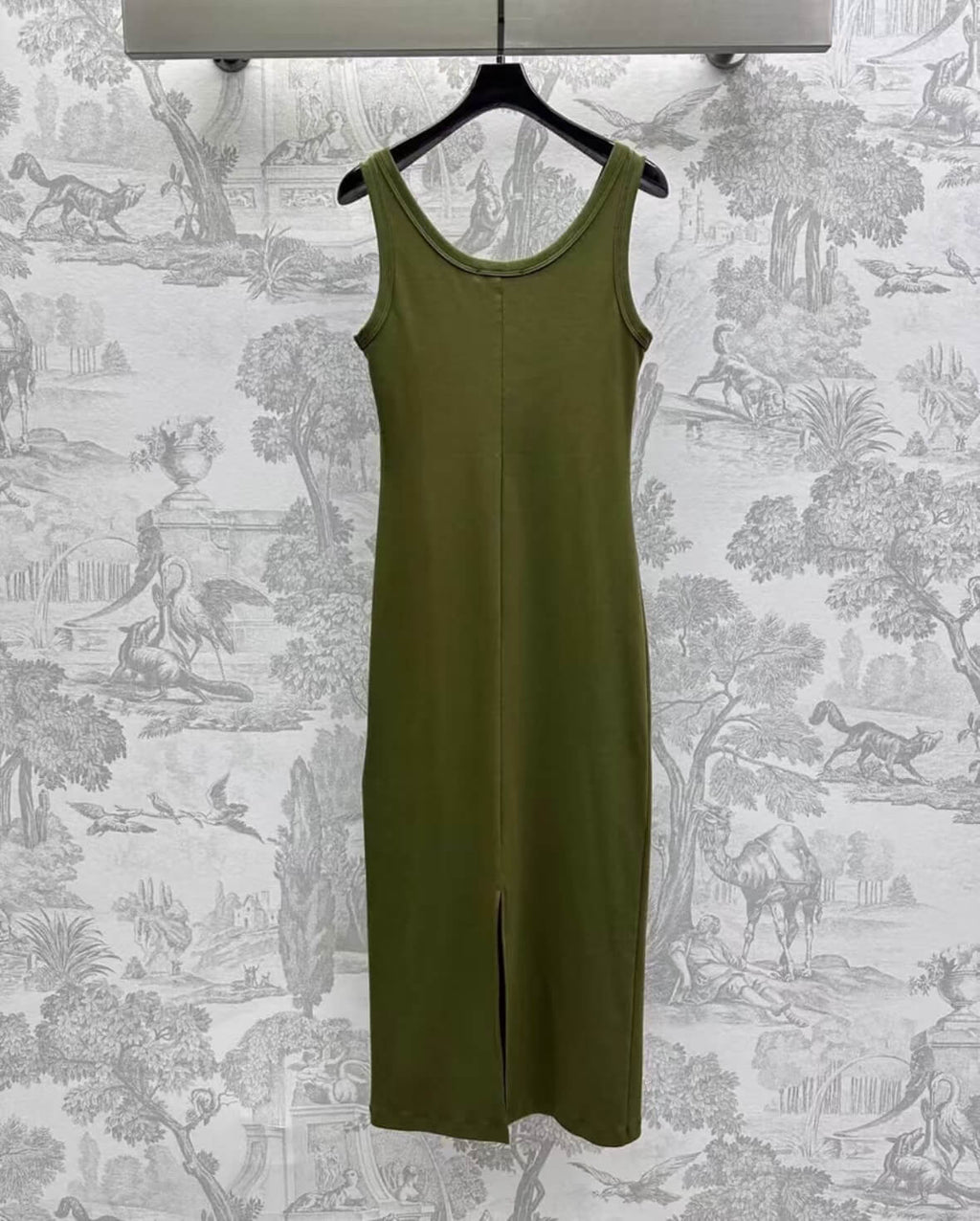 Classic Cropped Solid Color Vest Dress