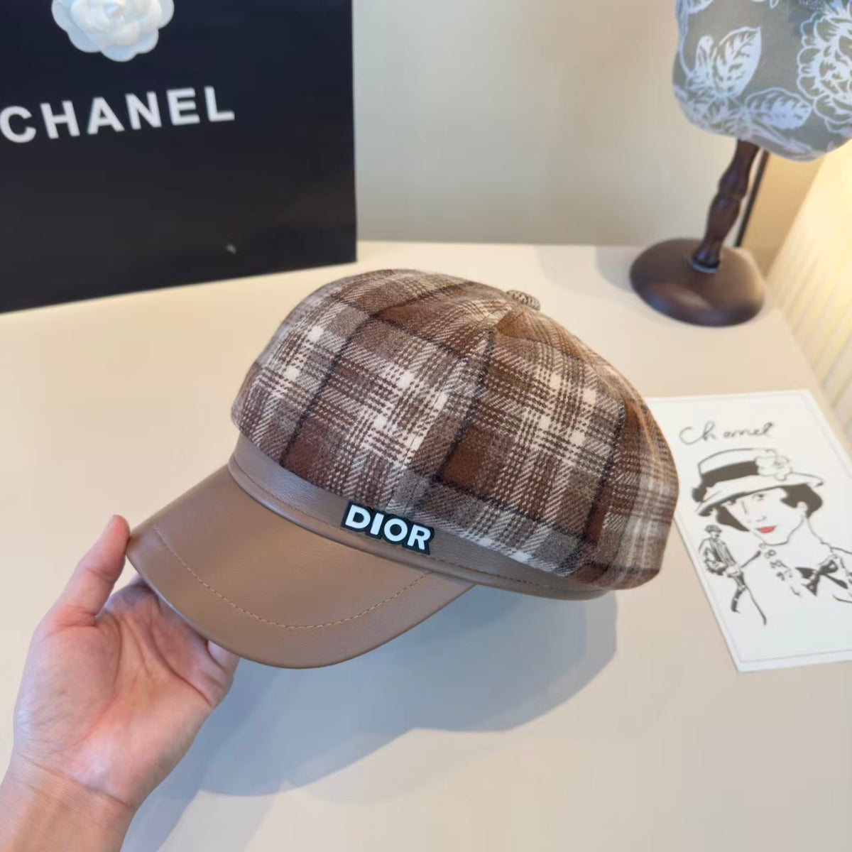 New plaid hat
