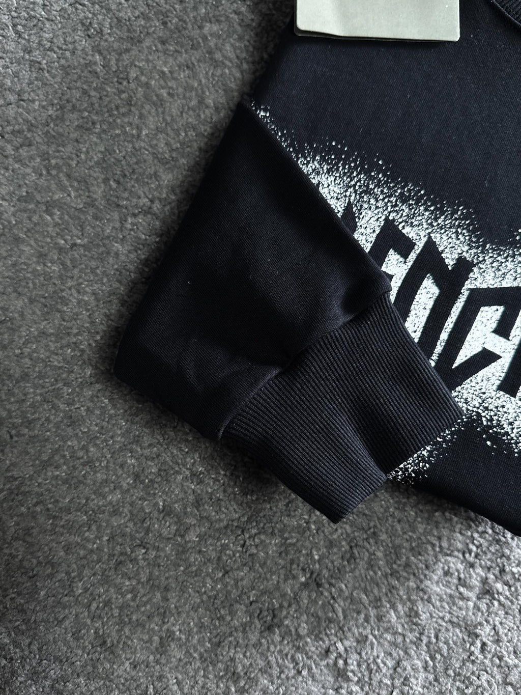 New printed pullover round neck hoodie