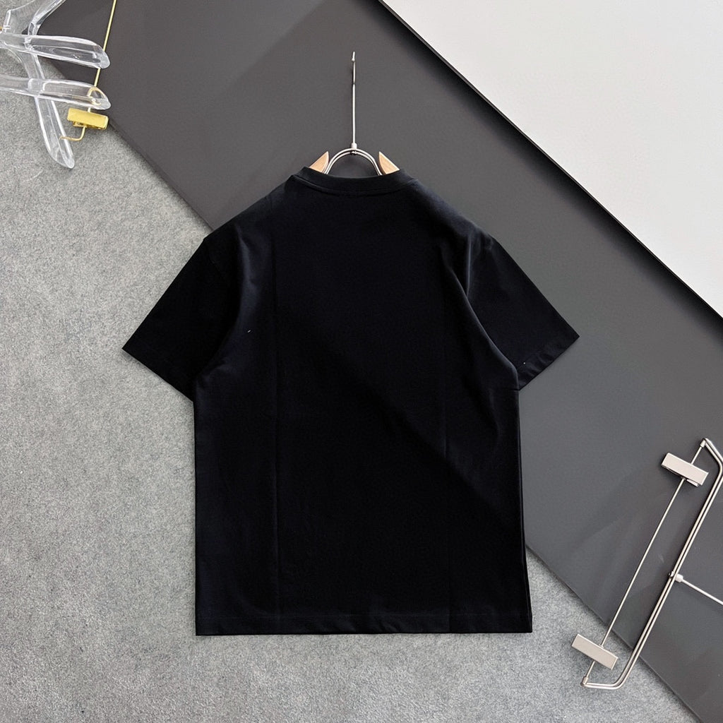 Summer new round neck fashionable short sleeved T-shirt