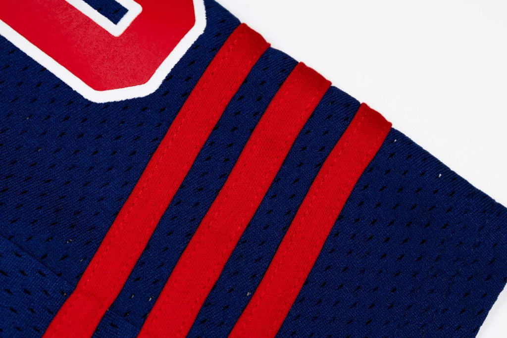Tri color mesh jersey