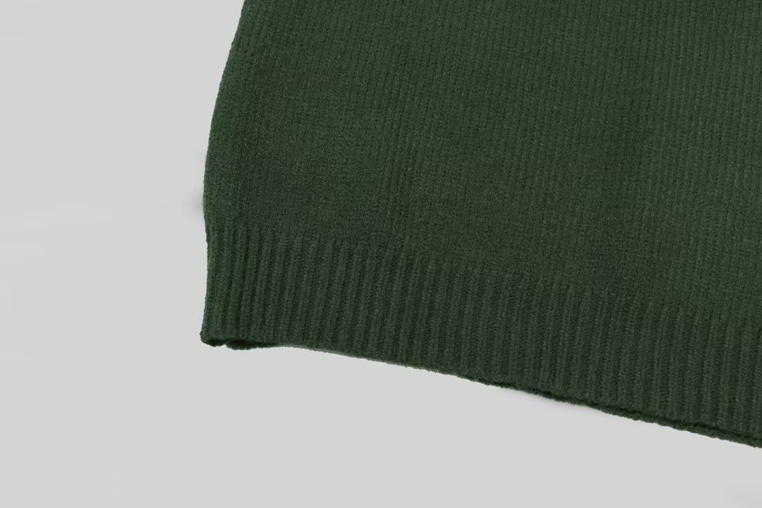 New chest striped jacquard sweater