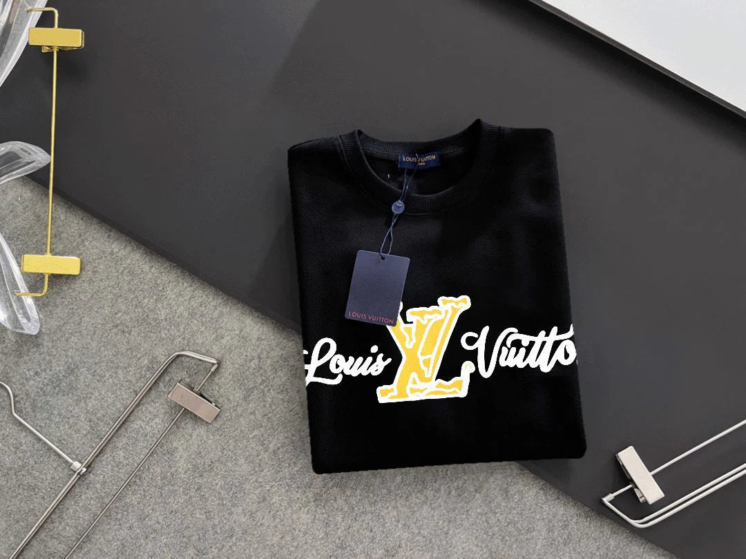 New printed pullover round neck hoodie