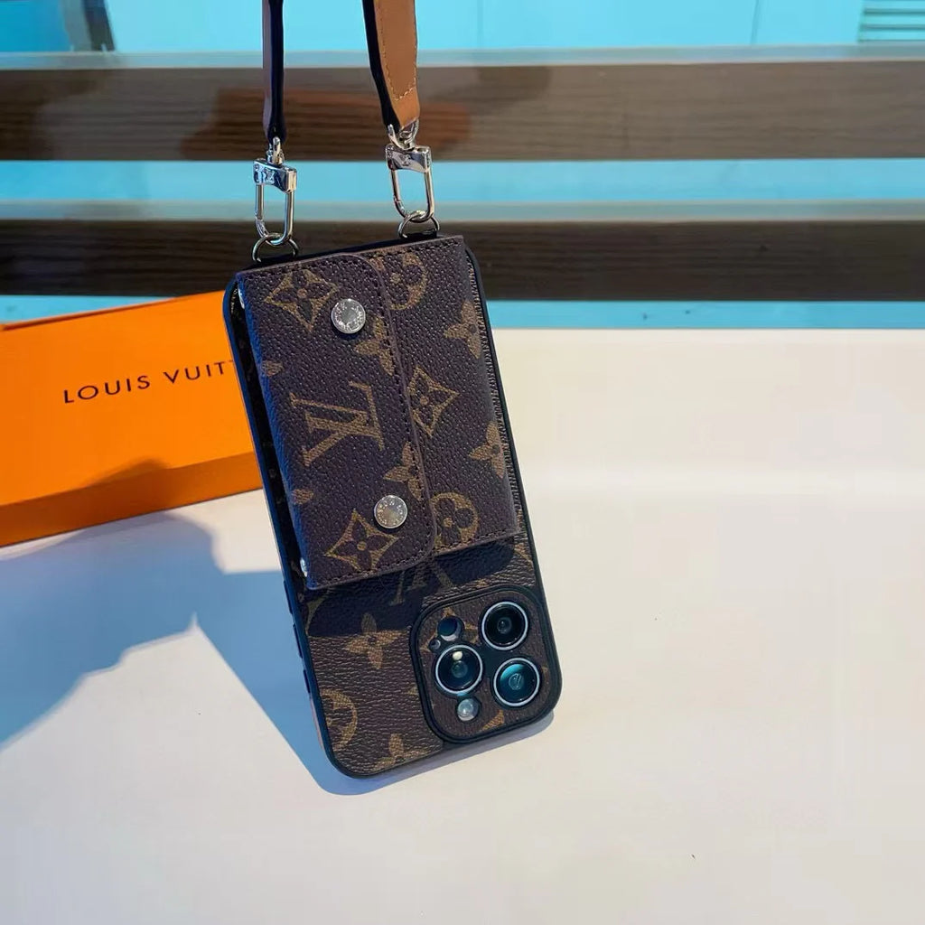 Crossbody card bag phone case