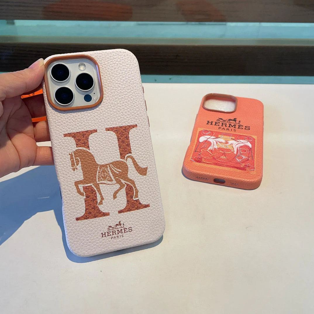 All inclusive lychee patterned phone case