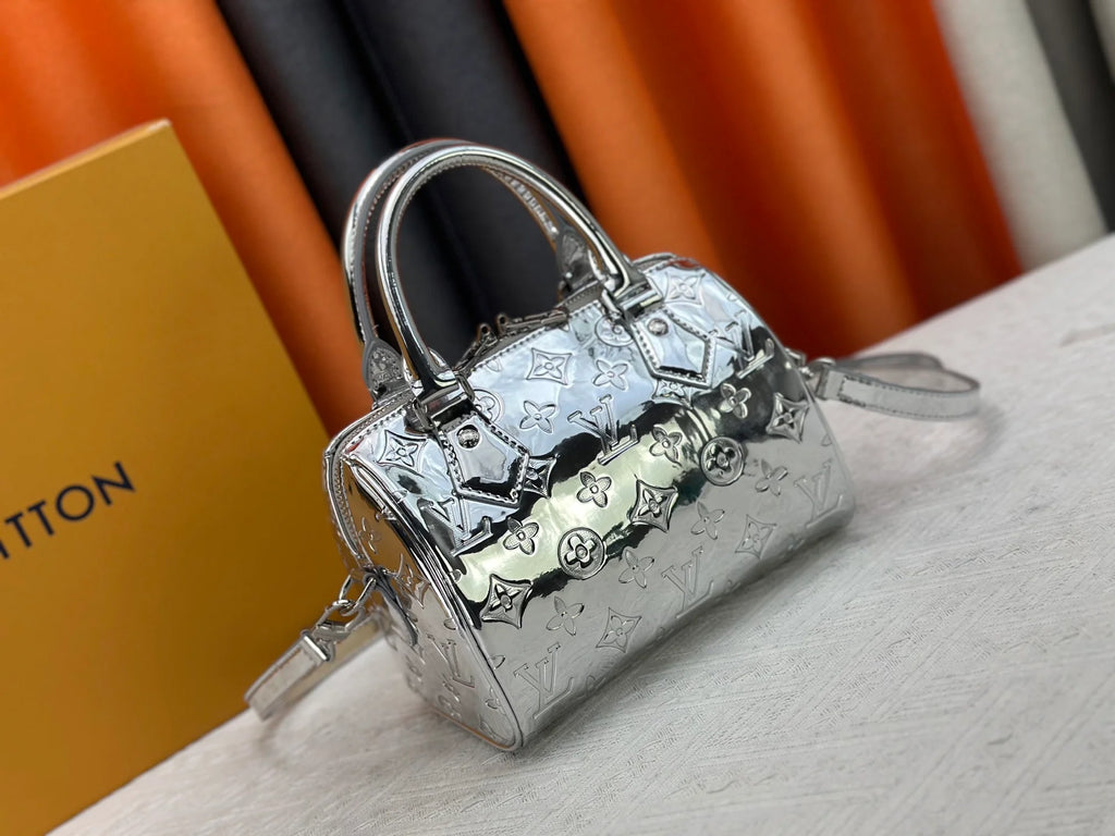 Rose gold handbag