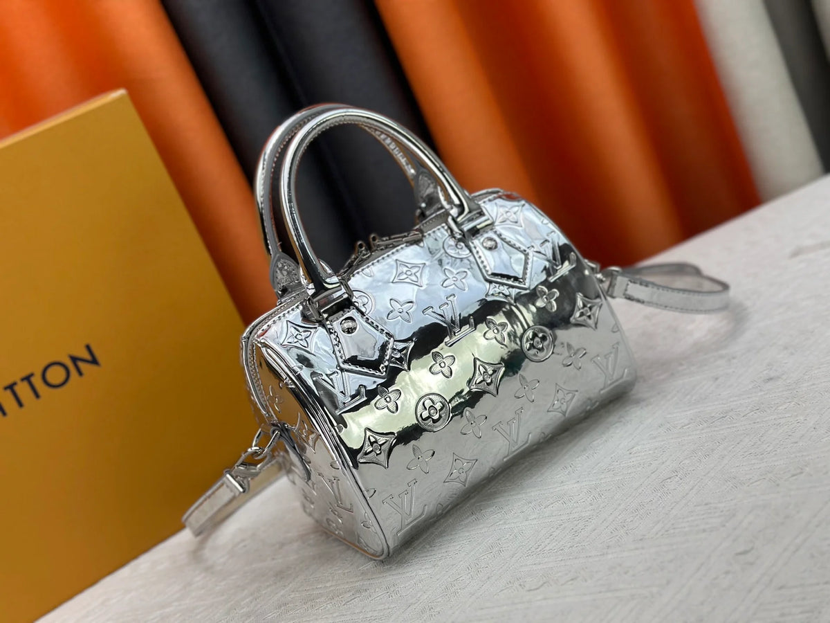 Rose gold handbag