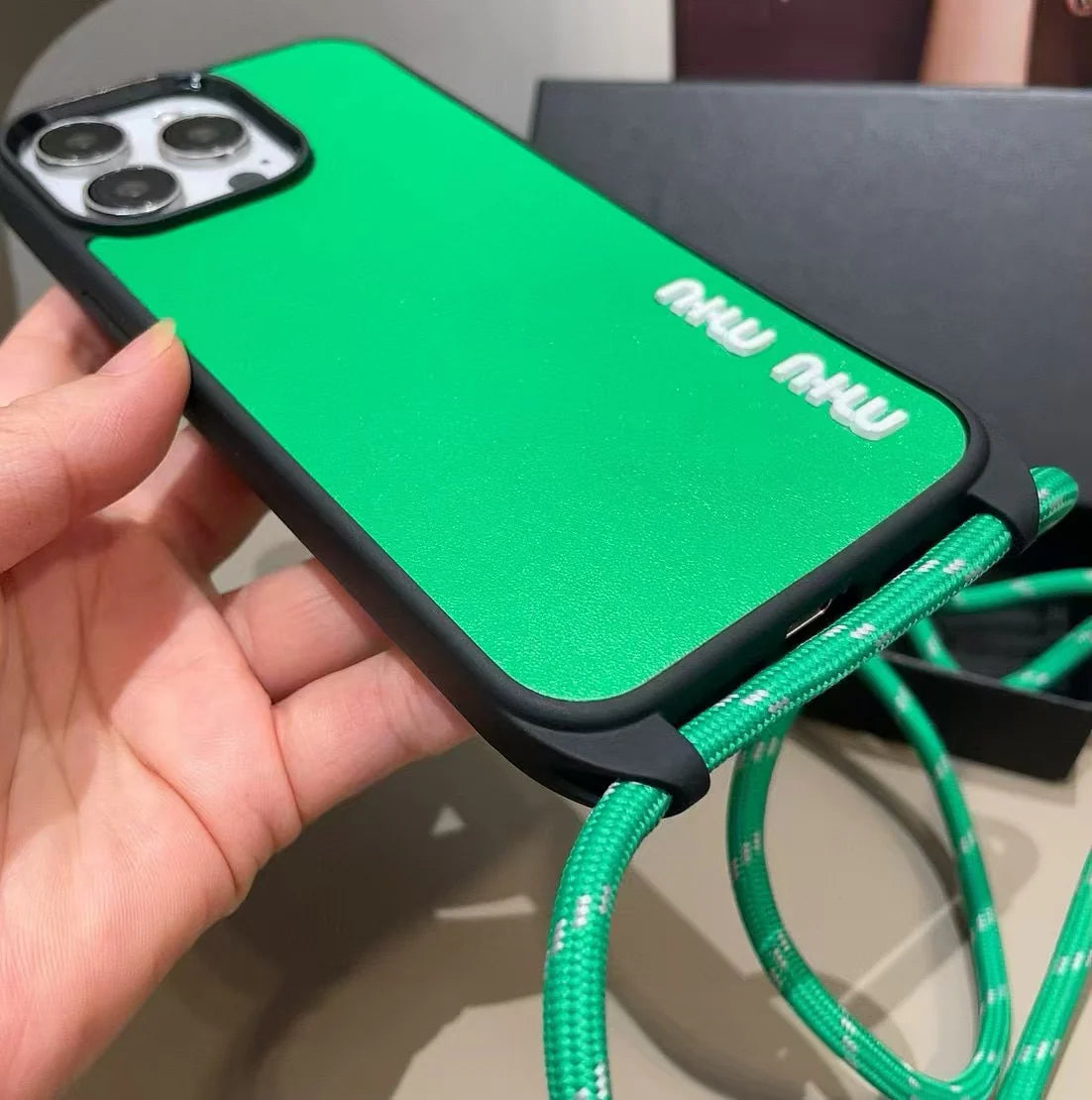 New Colorful Rope Crossbody Phone Case