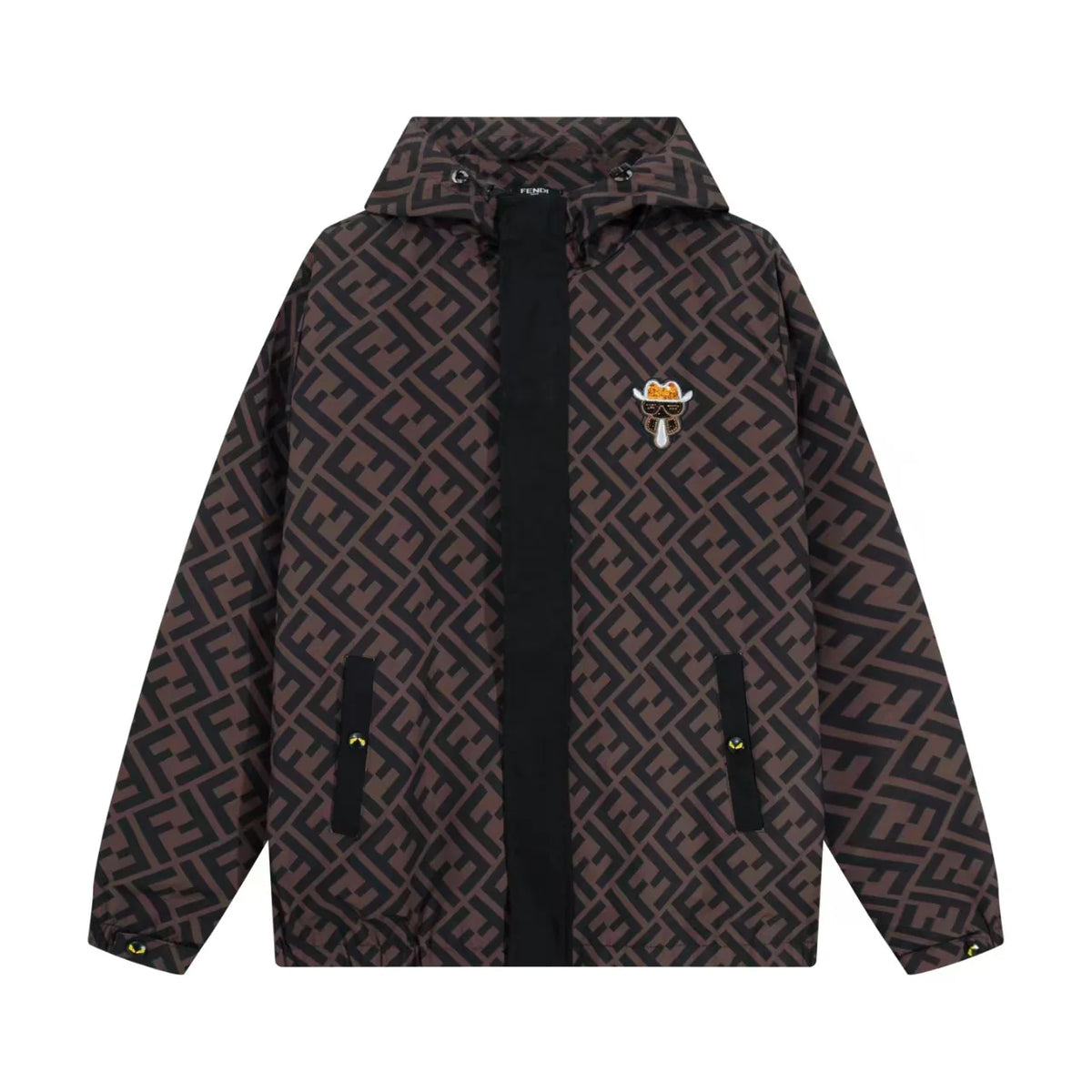 New embroidered hooded jacket