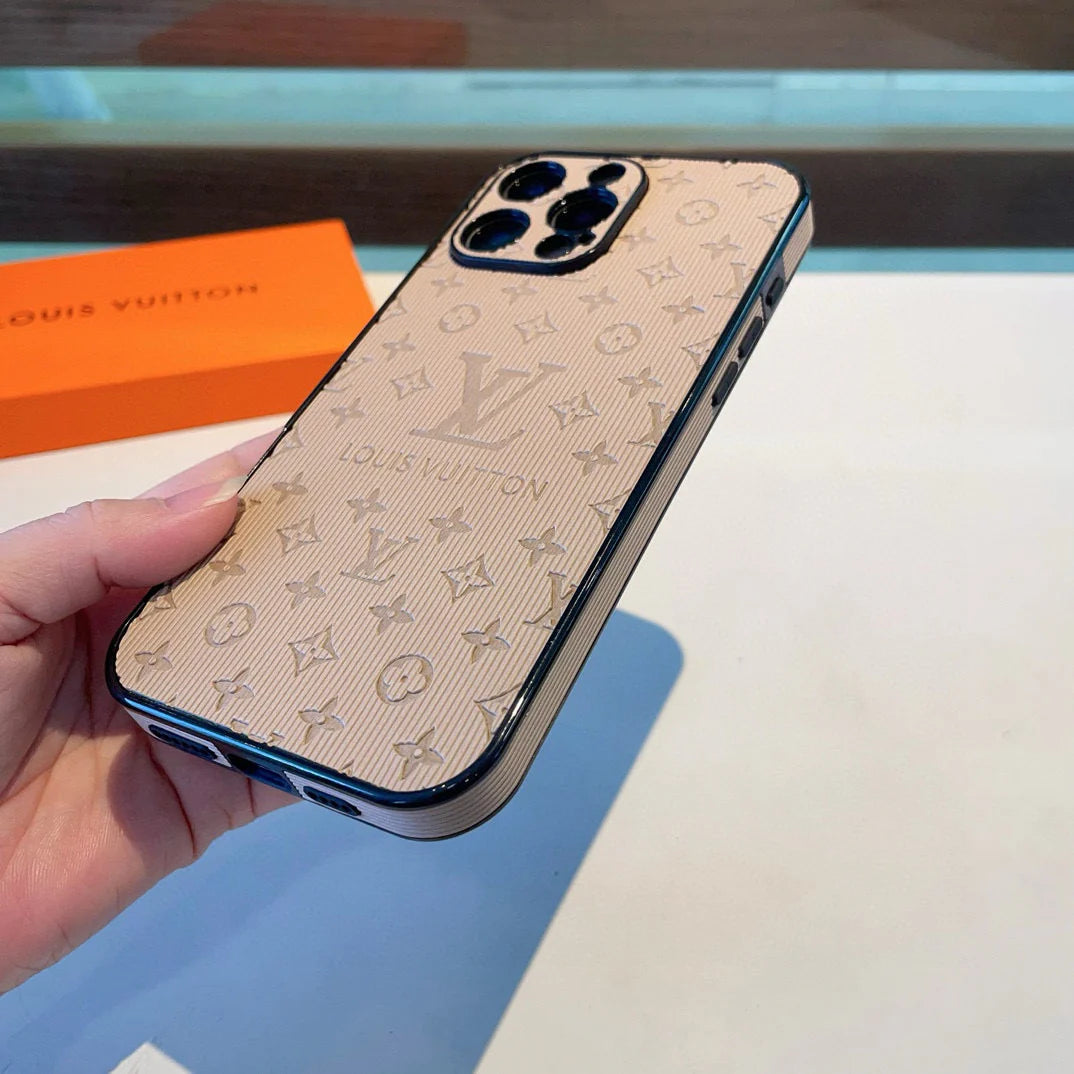 Vertical side sticker fully wrapped perforated phone case